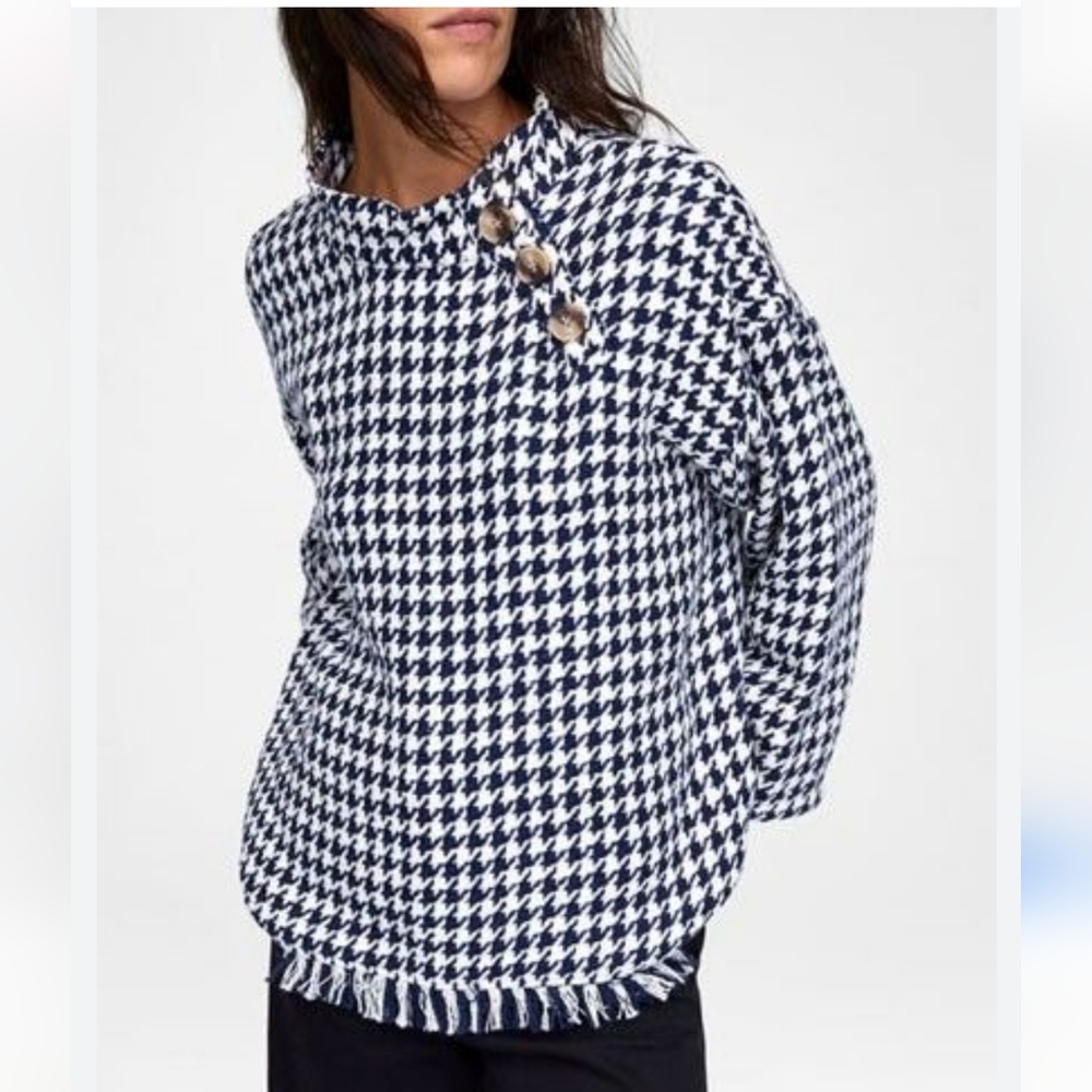 Crosstree Lane Houndstooth Tunic Small